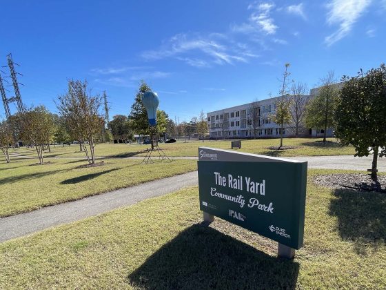 The Rail Yard Community Park at 353 Forest Ave, Spartanburg.